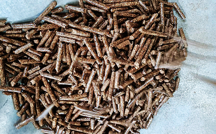 生物质91免费视频网站加工的颗粒燃料