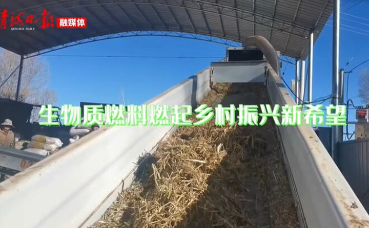 青海海东乐都：生物质颗粒燃料燃起乡村振兴新希望